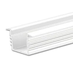 LED recessed / surface mount profile DIVE12, aluminium, 200cm