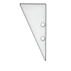 Endkappe HIDE TRIANGLE, hvid