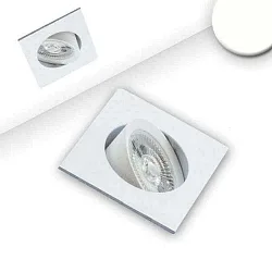 Indbygningslampe Slim68 IP40, dæmpbar 9W 960lm 4000K 45° 45° CRI 92
