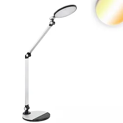 Bordlampe COLORSWITCH med leddelt arm, CCT Switch, vipbar IP20, sort dæmpbar