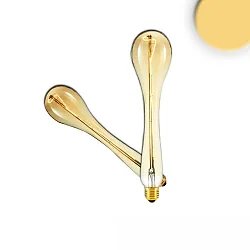 Dekorativ glødelampe VINTAGE LINE WATERDROP omskiftelig E27 3,8W 240lm 2200K 360° CRI >90 