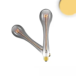 Dekorativ glødelampe VINTAGE LINE WATERDROP omskiftelig E27 3,8W 120lm 2200K 360° CRI >90 