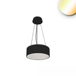 pendant luminaire DN400 down, round IP20, black dimmable