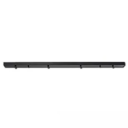 baldakin INFINITY LONG BLACK 4 4-fold, lang, uden lampefatning, sort