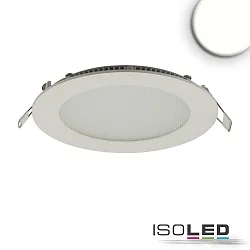 Downlight flad, rund, blændingsreduceret IP42, hvid dæmpbar