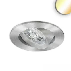 Indbygningslampe SLIM68 IP40, aluminium børstet dæmpbar 5,8W 525lm 2700-5700K