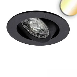 Indbygningslampe SLIM68 IP40, sort dæmpbar 5,8W 525lm 2700-5700K
