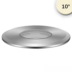 Gulvindbygningslampe ROUND Ø 55MM 10° stiv, passabel, ekskl. strømforsyning IP67
