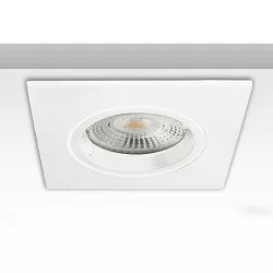 mounting frame GU10/MR16 square, with lamp socket, white