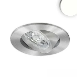 Indbygningslampe SLIM68 MINI AMP rund IP40, aluminium børstet  8W 960lm 4000K