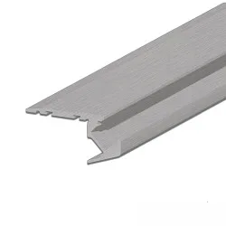 Profil til trappestød STAIRS12, aluminium anodiseret