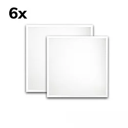 LED panel ECO BACKLIGHT LINE sæt med 6, 36W 4350lm 4000K