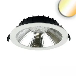 Downlight REFLECTOR - 150 LM/W rund, indbygget version, CCT Switch, UGR < 19 IP44, dæmpbar