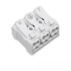 stik kontakt 2X3-POLE, 0.5-2.5MM², MAX. 450V/16A 2-fold, 2-polet