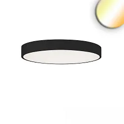 Loftlampe COLOR SWITCH ROUND - Ø 60CM CCT Switch, UGR < 19, multipower IP40, sort dæmpbar