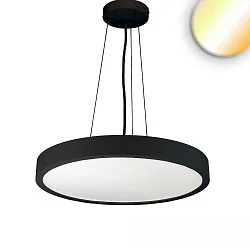 Pendel COLOR SWITCH ROUND - Ø 80CM CCT Switch, UGR < 19, multipower IP42, sort dæmpbar