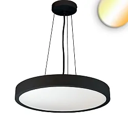 Pendel COLOR SWITCH ROUND - Ø 100CM CCT Switch, UGR < 19, multipower IP42, sort dæmpbar