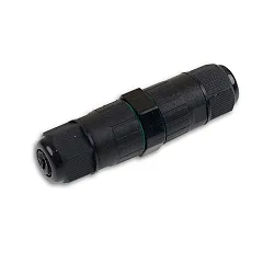Kabelforbindelse IP68, 6.5-11MM / 0.75-2.5MM², 250V 16A 2-polet, sort