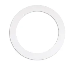 adapter INNER Ø 20.1CM / OUTER Ø 28.7CM rund, med bladfjedre, perforeret, hvid