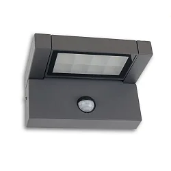 Udendørs wall luminaire PIR (ADJUSTABLE) med sensor, vipbar, omskiftelig IP65, antracit 