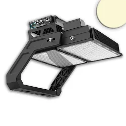 Projektørlys LW 1250W WW DALI - 130 X 25° 2-fold, svingbar, DALI styrbar IP66, sort dæmpbar