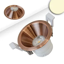 Indbygget spotlys BACK60 / LED MODULE UGR<12 rund, stiv, dæmpbar, gå tilbage IP20, mat, rosa guld dæmpbar