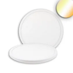 Loftlampe SLIM300 PRO up / down, CCT Switch, omskiftelig IP44, hvid 