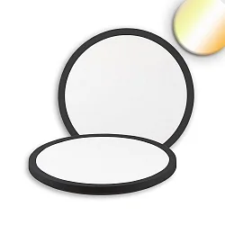 Loftlampe SLIM300 PRO up / down, CCT Switch, omskiftelig IP44, sort 