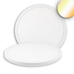 Loftlampe SLIM400 PRO up / down, CCT Switch, omskiftelig IP44, hvid 