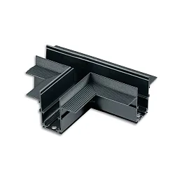 T-forbindelse HORIZONTAL- TRACK48 DRYWALL isoleret, mekanisk, vandret, sort