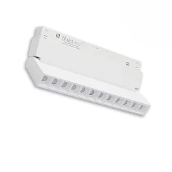 track spot TRACK48 GRID TRACKLIGHT 22CM (DALI) swivelling, DALI controllable, with grid, magnetic mounting IP20, white dimmable