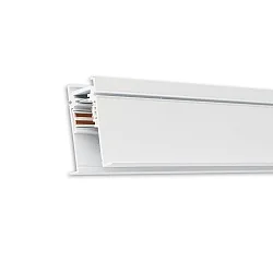monteringsskinne TRACK48 RECESSED 4-polet, magnetisk montering, hvid