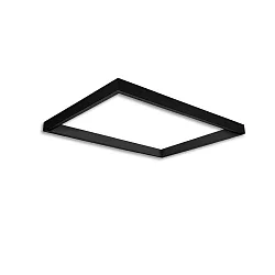 skinne TRACK48 H50 / 59.2 X 89.2CM (EMTPTY FRAME) firkantet, uden indsatser, sort
