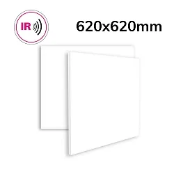 Infrarødt panel BEST STANDARD 62 X 62CM uden ramme, hvid