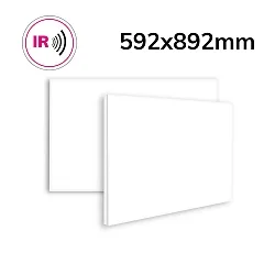 Infrarødt panel BEST STANDARD 59.2 X 89.2CM uden ramme, hvid