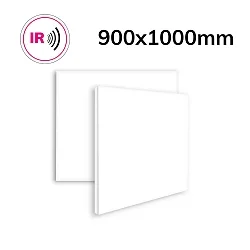 Infrarødt panel BEST STANDARD 90 X 100CM uden ramme, hvid