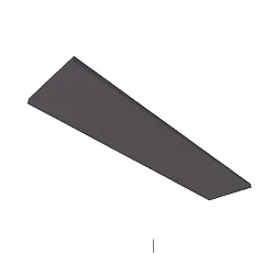 ACUOSTIC ABSORBER H25 / 32 X 150CM, antracit