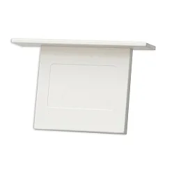3-faset endekappe CLASSIC 1 stk., hvid