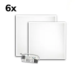 LED panel BACKLIGHT LINE 625 sæt med 6, 36W 4350lm 4000K 120° 120° CRI >80