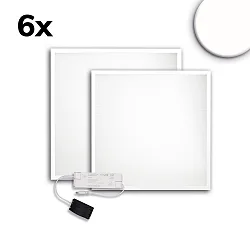 LED panel ECO BACKLIGHT LINE 625 sæt med 6, dæmpbar 36W 4350lm 4000K CRI 80-89