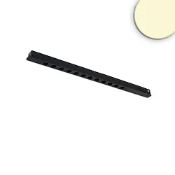 Skinne Gitterlampe TRACK48 LINE+ MINI ON-OFF 34CM omskiftelig, prismatisk IP20, sort mat 