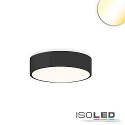 Loftlampe DN400 DALI DALI styrbar, CCT Switch IP44, sort dæmpbar