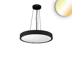 Pendellampe DN400 up / down IP44, sort dæmpbar