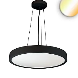 Pendellampe DN1000 up / down IP44, sort dæmpbar
