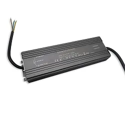 LED driver 24V DC / 400W ON-OFF COMPACT med åbent kabel, omskiftelig, mørkegrå