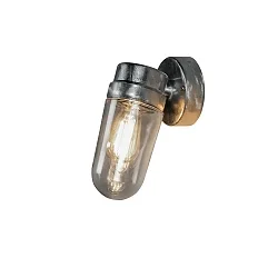 outdoor wall luminaire VEGA without shade E27 IP54, galvanised dimmable