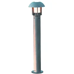 Path luminaire HEIMDAL, E27 max. 60W, black aluminium / opal glass