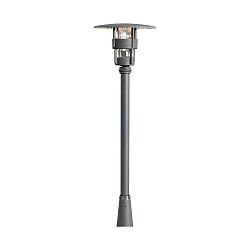 lampehoved FREJA E27 IP23, sort, gennemsigtig