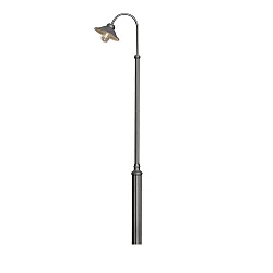 lampehoved VEGA E27 IP23, sort, gennemsigtig