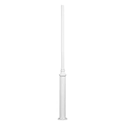 Pole for Konstsmide DRACO lamp heads, height 200cm, white aluminium